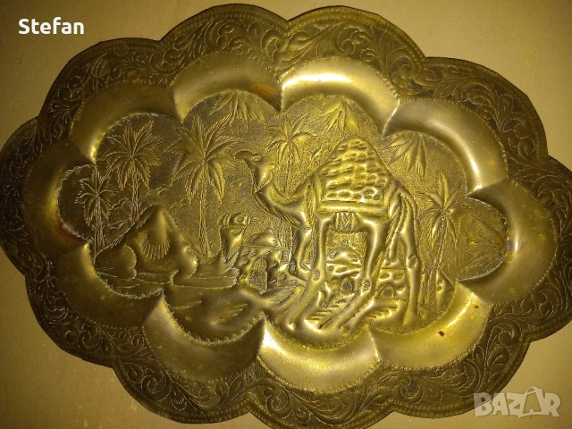 Месингови паници за стена, снимка 7 - Други ценни предмети - 4205525