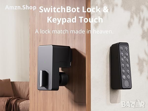 SwitchBot WiFi Smart Lock ключалка с докосване заключване на вратата без ключ с пръстов отпечатък, снимка 11 - Друга електроника - 46636571