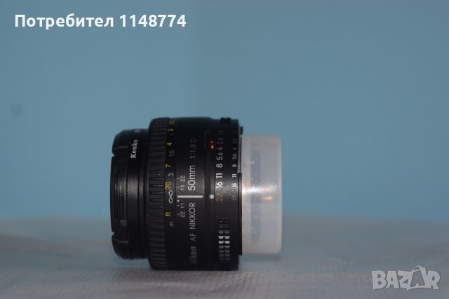 Nikkor AF 50mm f1.8D, снимка 5 - Обективи и филтри - 45614200