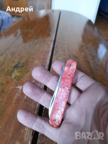 Стар джобен нож,ножче,ножка #135, снимка 3 - Други ценни предмети - 51850381
