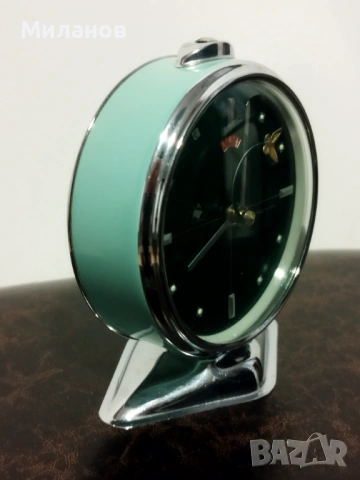 Стар анимиран будилник, настолен часовник, снимка 8 - Антикварни и старинни предмети - 53175946