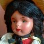 Колекционерска кукла народна носия Celluloid 29 см, снимка 14
