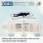 VOCA Smart Bed Alarm System за възрастни хора VP16 Безжична водоустойчива сензорна подложка пейджър, снимка 2