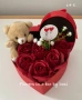 Кутия сърце с червени рози, подарък за 14 Февруари денят на влюбените, снимка 4