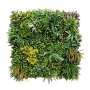 Декоративен Панел 1м² от Изкуствена Зеленина с Цветни Акценти – kw2734, снимка 5