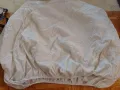 Памучен чаршаф за единично легло или канапе с ластик , снимка 3
