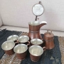 Сервиз за турско кафе от кована мед, снимка 2