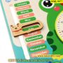 Дървена игра календар с часовник – Жабка - КОД 3977, снимка 10