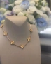 Van Cleef гердан с 5 детелинки, снимка 9