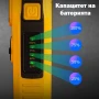 Мощен акумулаторен LED фенер със соларен панел къмпинг лампа осветление за аварии автомобил палатка, снимка 3