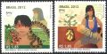 Чисти марки Upaep 2012 от Бразилия, снимка 1 - Филателия - 45667101