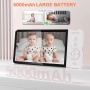 Бебефон без WiFi с 5” HD монитор, камера и аудио, сензор за стайна температура, автоматично нощно..., снимка 3