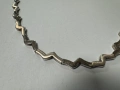 Сребърно колие 20.66гр.42см., снимка 6