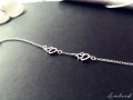 Нежна и изящна сребърна гривна - модел В017, снимка 1