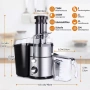 Сокоизстисквачка Scheffler 1L/1000W JR(PJE-1000), снимка 2