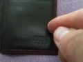 Petek марков портфейл компактен естествена кожа  105х85мм мм, снимка 5