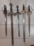 Няколко средновековни меча,меч,сабя,ятаган,шпага,рапира