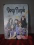 Deep Purple Акварел-метална табела(плакет), снимка 1 - Китари - 45759033