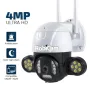 Външна камера NEW 496 iCsee 4MP ULTRA HD Waterproof 360 – Цветно нощно виждане, двупосочен звук, снимка 1