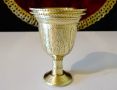 Разкошна персийска бронзова чаша,бижу. , снимка 7