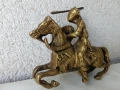 Бронзова фигура,конник,войник,аскер,бронз,ездач, снимка 6
