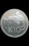 Сребърна монета Папуа Нова Гвинея 1,24 Oz., снимка 1 - Нумизматика и бонистика - 45557602