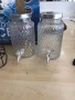Комплект стъклени буркани с кранче и поставка , снимка 2