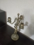 Месингов часовник и два месингови свещника, снимка 8