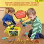 Детски комплект за сглобяване на динозаври с кутия за съхранение и електрически винтоверт -КОД 44203, снимка 10