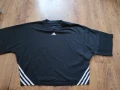 adidas Performance CROPPED TEE W - страхотна дамска тениска L, снимка 6