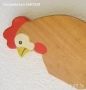 Петел метал, голям и петел голяма дъска за рязане, кокошка и пиленца от дърво, снимка 13