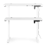 Електрическо бюро, 120x60 см, регулируема височина 72-117 см, бял, ModernHome, снимка 3