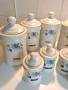 Много Редки Български Соц Порцеланови Буркани За Подправки1960те г., снимка 2