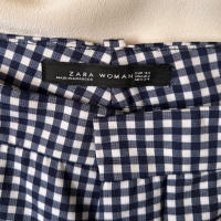 Елегантен панталон в ситно каре Zara & страхотен копринен топ Dante 6 , снимка 14 - Панталони - 45046559