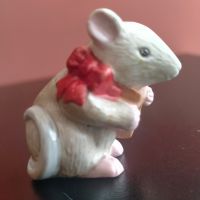 Порцеланова мишка с бисквита Goebel W Germany маркирано, снимка 10 - Колекции - 45163541
