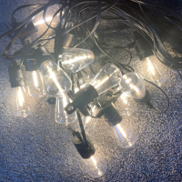 LONIUTO Водоустойчиви струнни светлини,захранвани от мрежата, 15м,ST38, снимка 9 - Лед осветление - 44988429