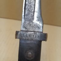 Стар Военен Щик Нож., снимка 5 - Антикварни и старинни предмети - 45597137