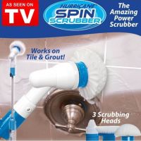Електрическа четка за почистване на баня Spin scrubber/ Четката работи с акумулаторна батерия. Тя се, снимка 12 - Мопове, кофи, четки и метли - 45694525