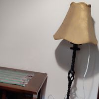 винтидж лампион ковано желязо, снимка 3 - Настолни лампи - 45749431