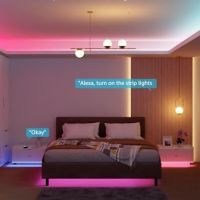 Нова AI LED Лента Lepro S1 150LEDs - 5м, Гласови Команди, Google Assistant, снимка 5 - Лед осветление - 45303611