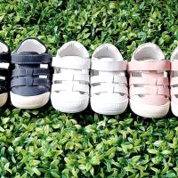№19-24, Бебешки полу сандали за прохождане от Естествена кожа BUBBLE KIDS, снимка 17 - Бебешки обувки - 45466125