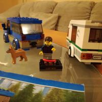 Конструктор Лего - Lego Town 60117 - Van & Caravan, снимка 4 - Конструктори - 45701853