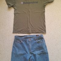 Мъжки дънки и тениска M-размер , снимка 1 - Дънки - 45435533