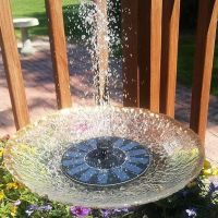 Соларен фонтан с три режима на разпръскване на водата, снимка 3 - Градински цветя и растения - 45398628
