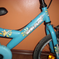 DRAG (Драг) 16" детско колело,велосипед с помощни колела .Промо цена, снимка 3 - Детски велосипеди, триколки и коли - 44944324