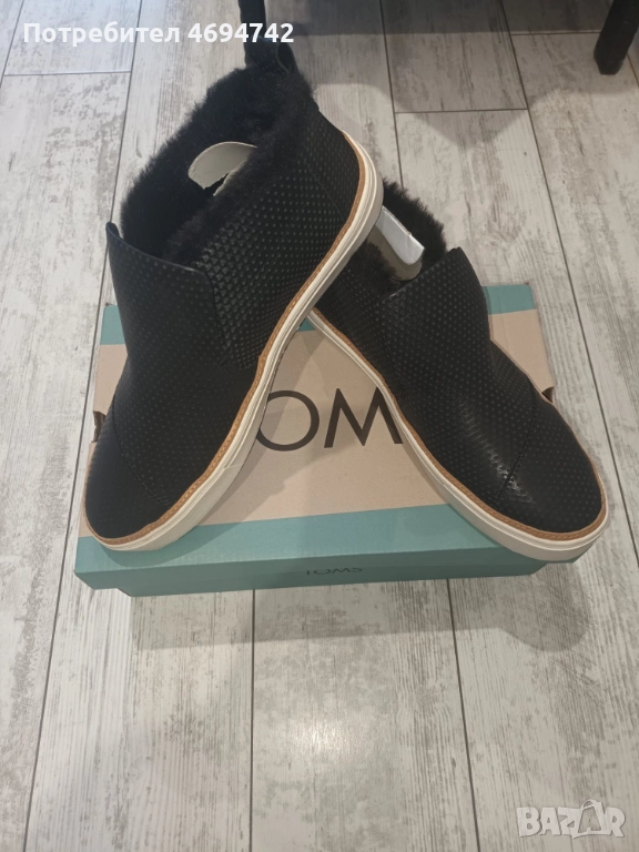  Дамски обувки TOMS Paxton черни 40 размер , снимка 1