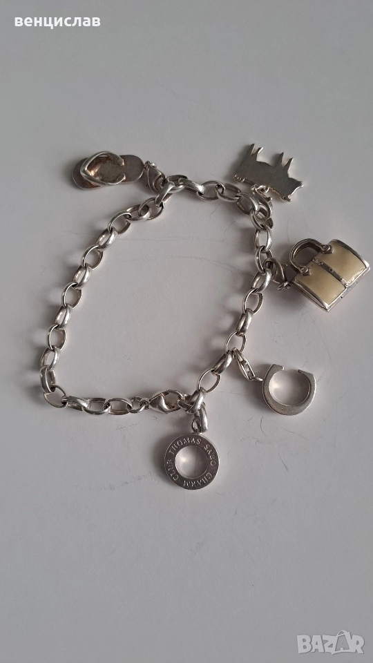 Сребърна гривна-Томас Сабо, снимка 1