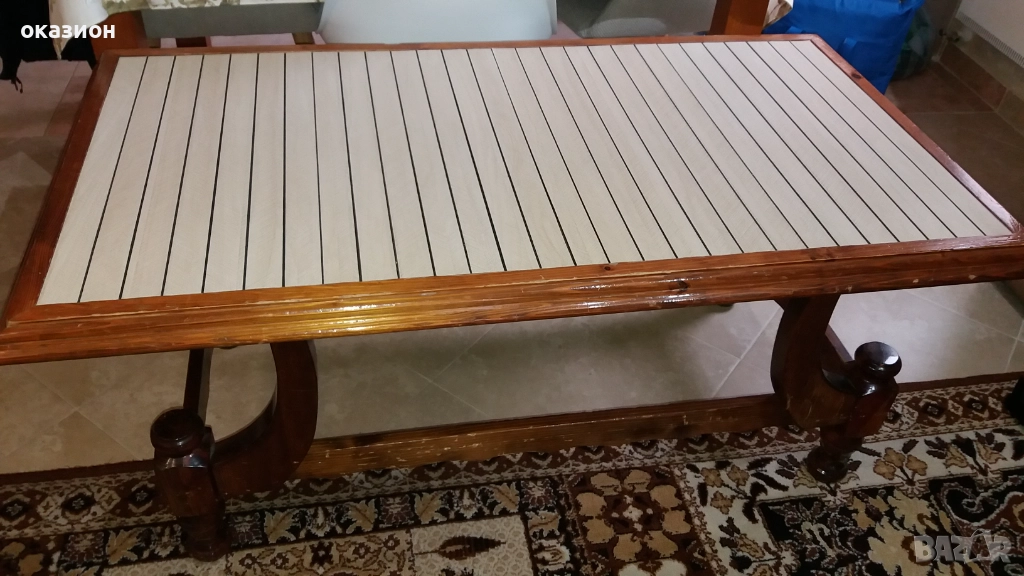 дървена холна маса, снимка 1