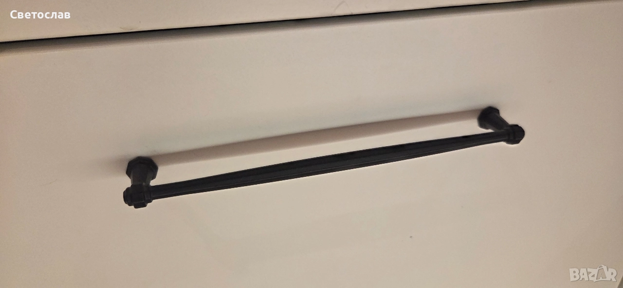 Метални черни дръжки за мебели, снимка 1