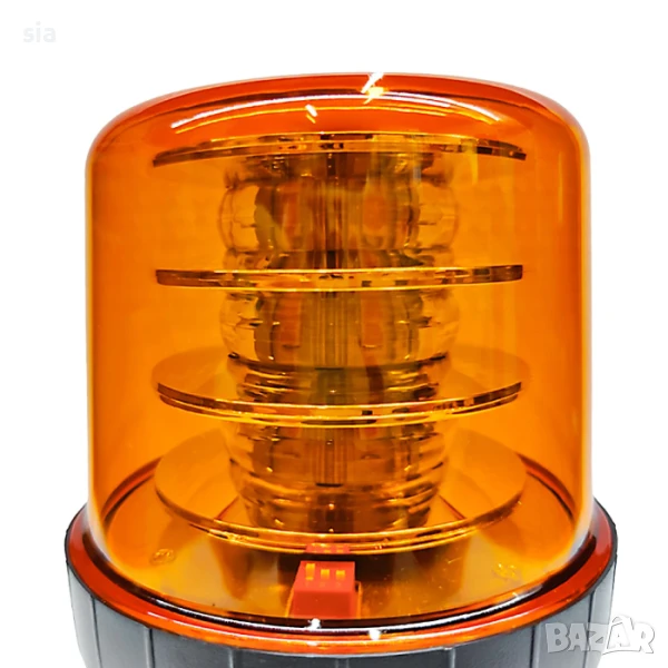 Сигнална лампа - Маяк, 12V/24V, Мигане + въртене, снимка 1